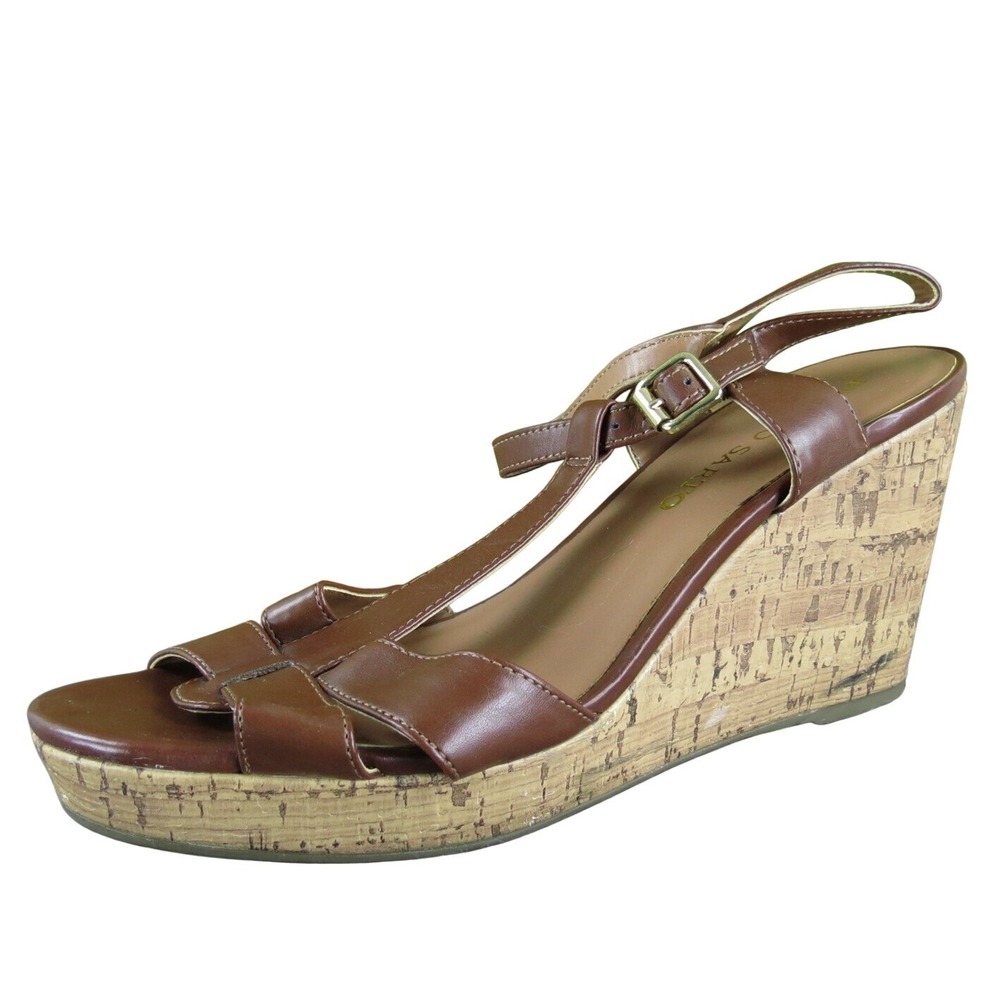 Franco Sarto Women's‎ Milby Gladiator Brown Synthetic Sz 9 Medium  Used 2025